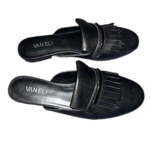 VANELi Womens Weslia Mules Flats Casual black Size 6.5 M